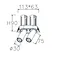 POS1064534 product specification sheet for compact twin accent light with 15°/24°/38°/50° beam angles.